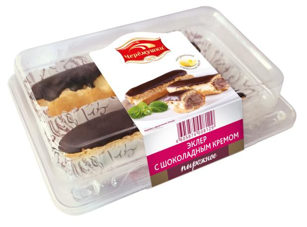 

Эклеры Черёмушки С шоколадным кремом, 80 г