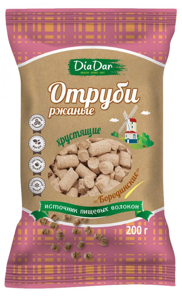 

Отруби DiaDar Ржаные-бородинские, 200 г