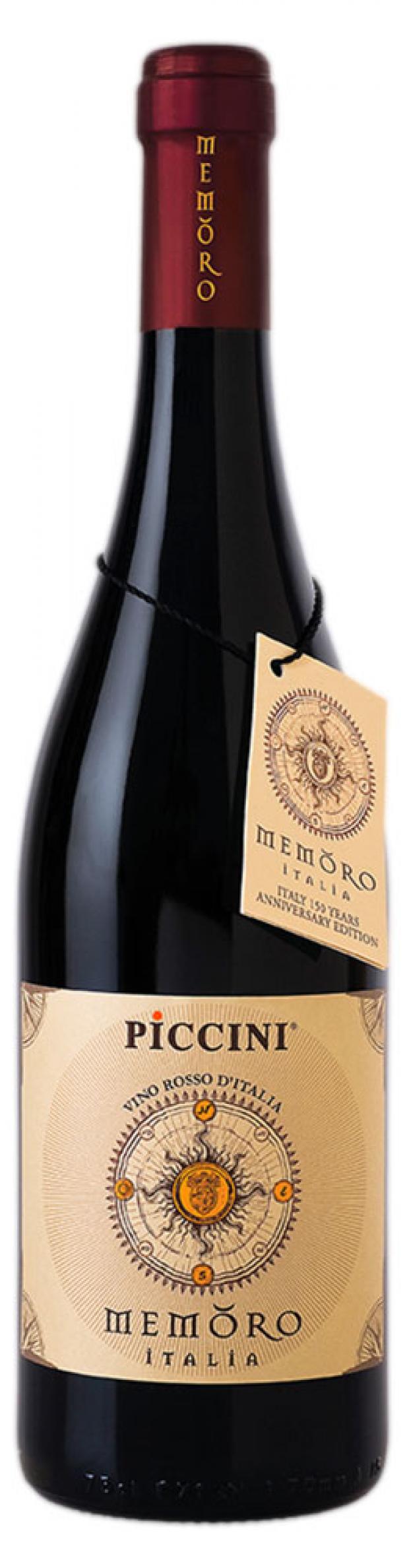 Вино Piccini MEMORO красное полусухое Италия, 0,75 л вино doppio passo primitivo rosato розовое полусухое италия 0 75 л