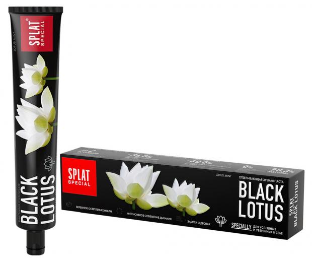

Зубная паста Splat Special Black Черный лотос, 75 мл
