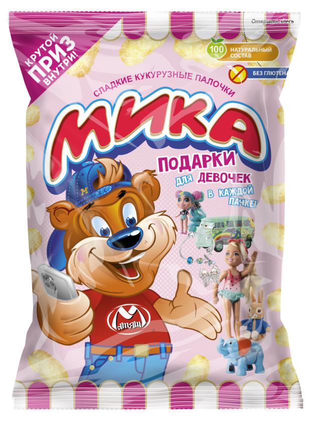 Палочки кукурузные Мика подарки для девочек, 70 г