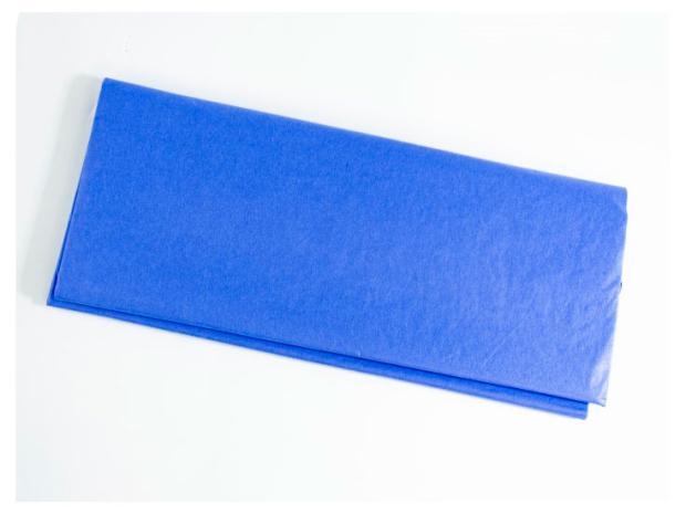 Бумага тишью Азалия Декор 50x66 см синий, 10 шт