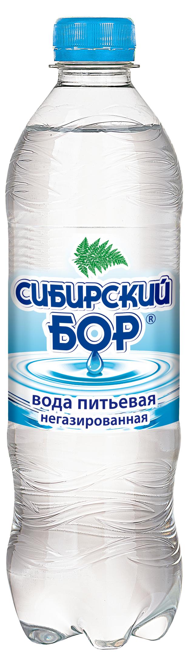 Вода питьевая Сибирский бор негазированная, 500 мл