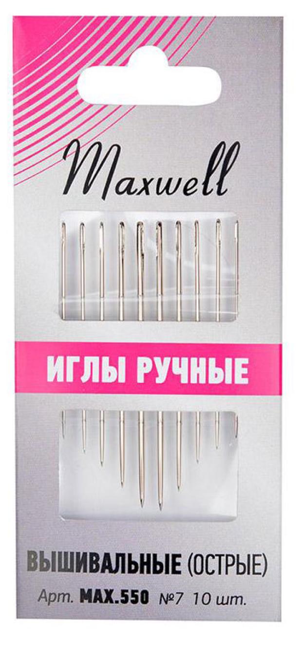 Иглы Maxwell вышивальные цена и фото