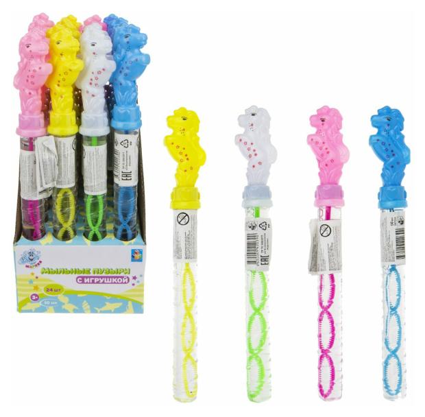 

Мыльные пузыри 1TOY Колба с игрушкой 50 мл, 1 шт