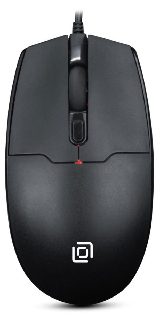 Мышь Оклик 147M V2 USB черный оптическая 2000dpi USB для ноутбука 329₽