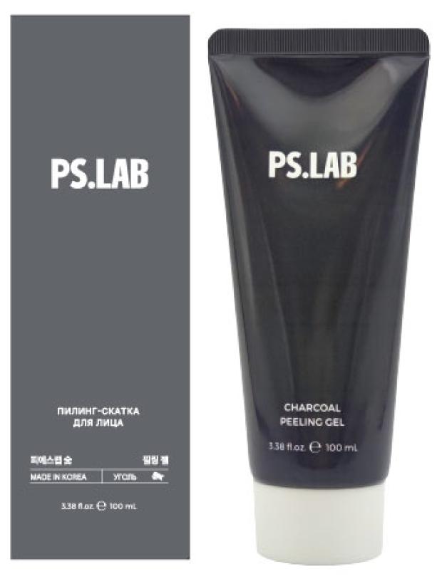Пилинг-скатка для лица PS.LAB с древесным углем, 100 мл