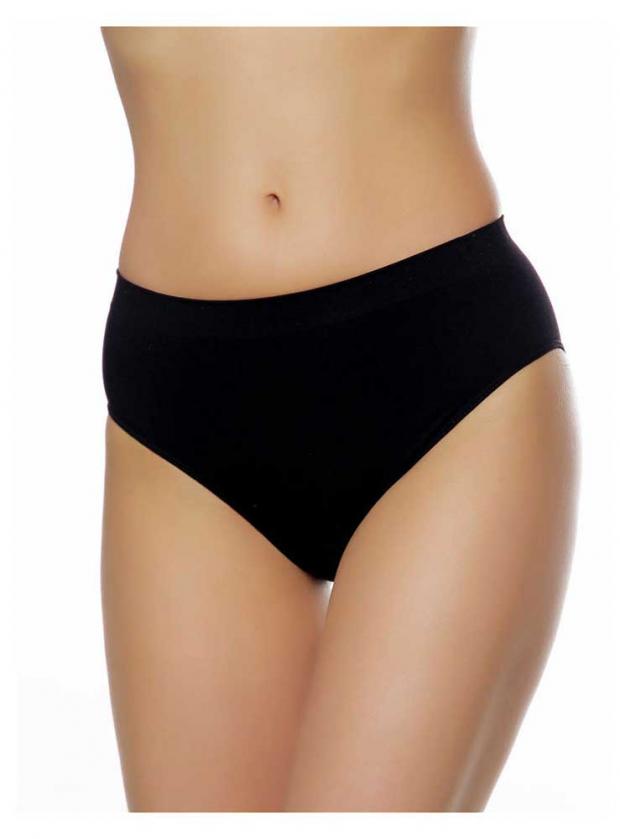 Трусы-слипы женские SeamlessFLEX черные, р.S/M
