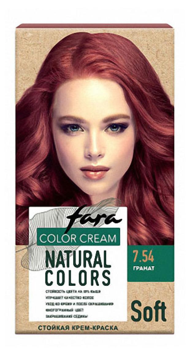 Краска для волос Fara Natural Colors Soft 328 гранат, 117 г