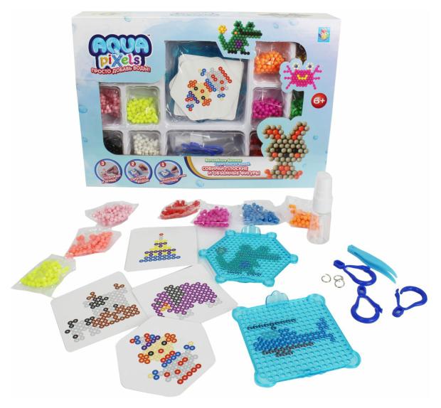 

Набор для творчества 1TOY Мега Aqua Pixels