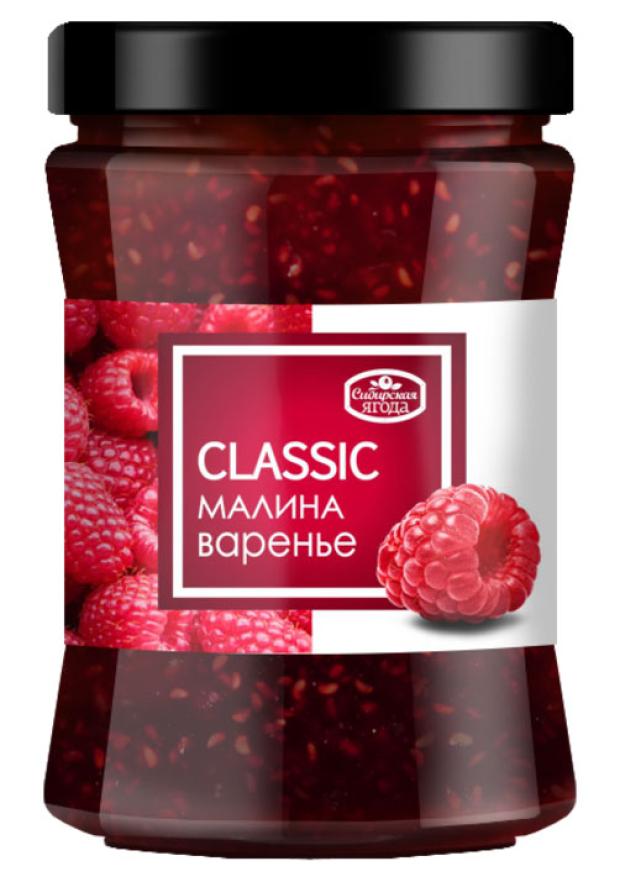 

Варенье Сибирская Ягода Classic малиновое, 300 г