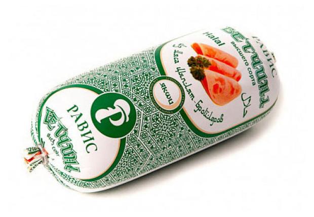 Ветчина Равис из мяса птицы Халяль, 500 г