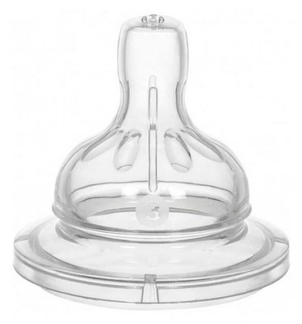 Соска Wee Baby силиконовая с широким горлышком от 18 мес. 3, 1 шт