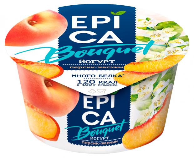 

Йогурт Epica Bouquet фруктовый с персиком и жасмином 4.8%, 130 г