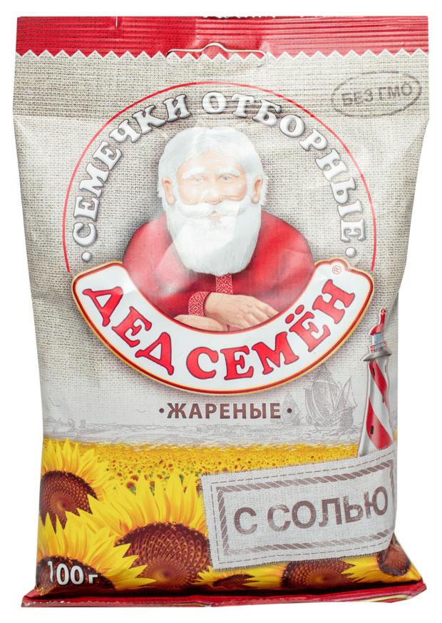 Семечки подсолнечные Дед Семен жареные соленые, 100 г