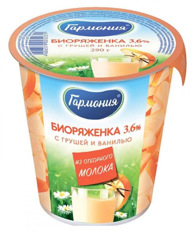 

Биоряженка «Гармония» с грушей и ванилью 3,6%, 290 мл