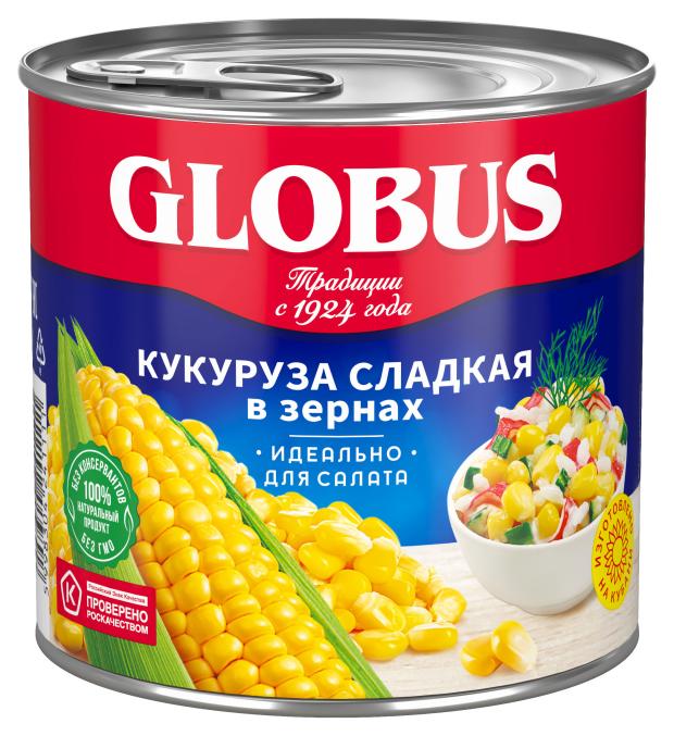 Кукуруза GLOBUS сладкая 340 г 103₽