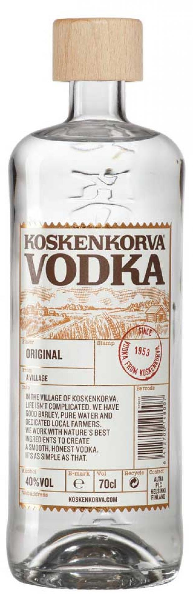 Водка Koskenkorva Original Финляндия, 0,7 л