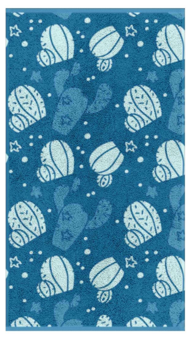 

Полотенце DM Люкс махровое синее, 50х90 см