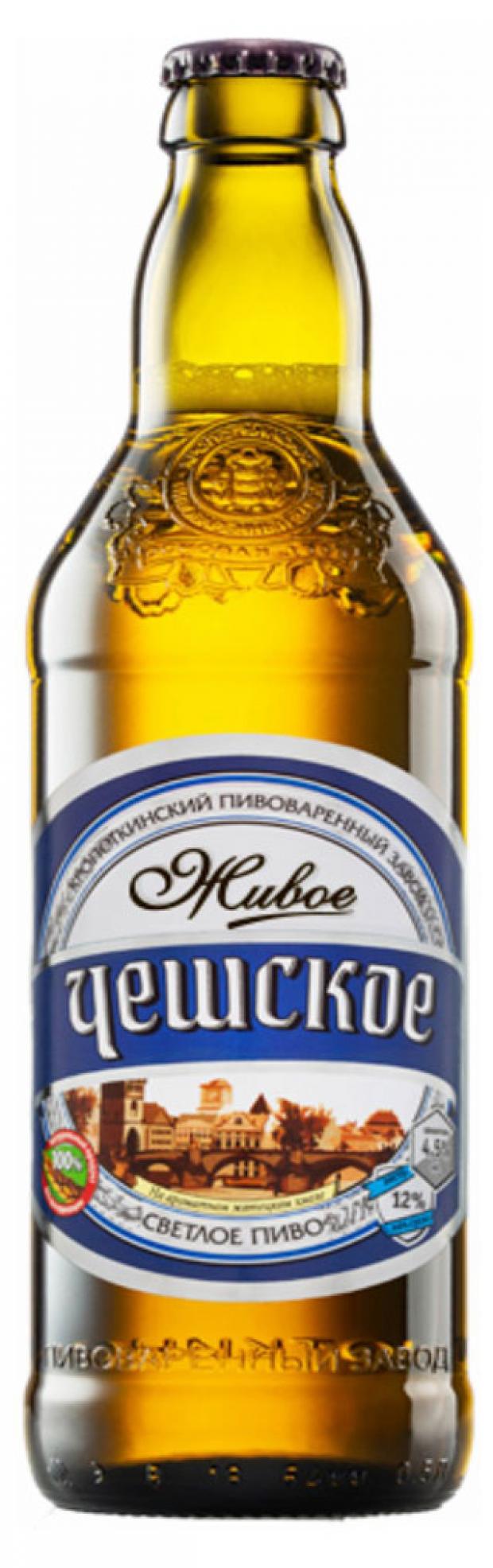 Пиво Кроп-Пиво Чешское светлое фильтрованное 4,5%, 500 мл