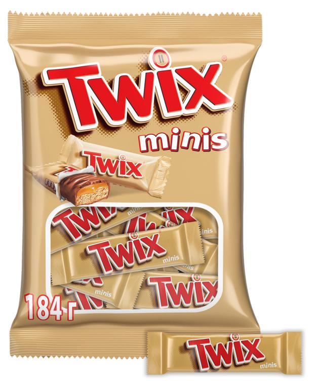 Шоколадный батончик TWIX Minis, 184 г
