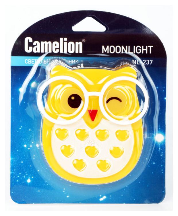

Ночник Camelion Сова с выключателем 220В