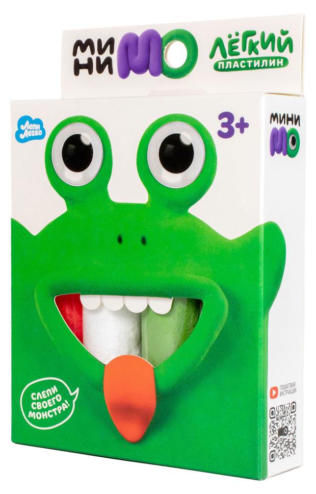 

Пластилин легкий МиниМо Момик, 4 цвета, 40 г