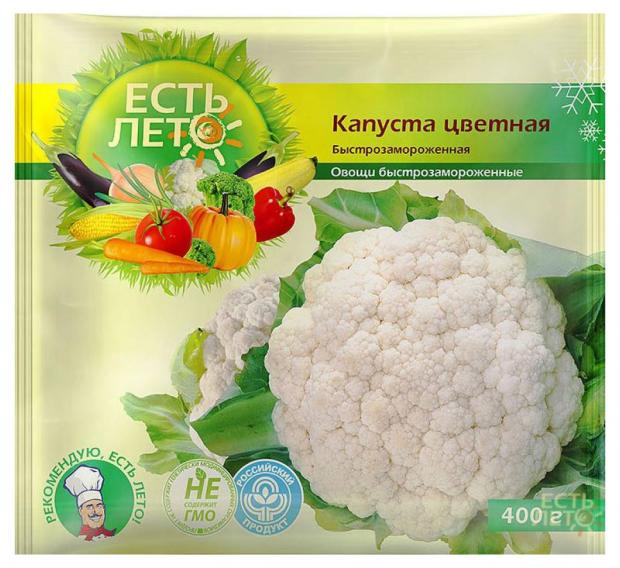 Капуста цветная Есть Лето замороженная, 400 г