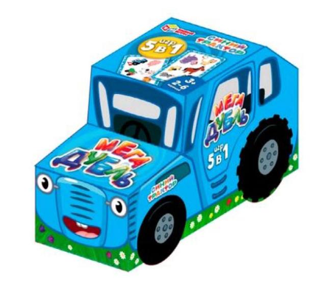 Игра карточная Умные игры Мега Дубль Синий трактор 5 в 1 349₽
