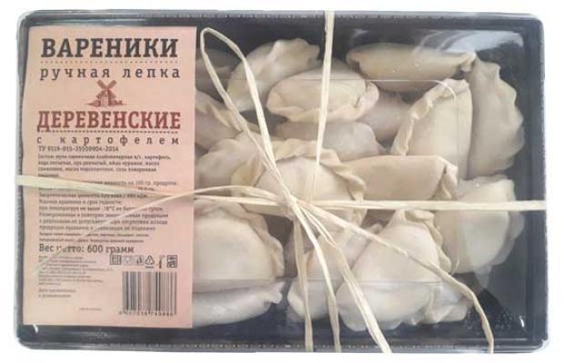 Вареники Алекон Деревенские с картофелем ручная лепка, 600 г