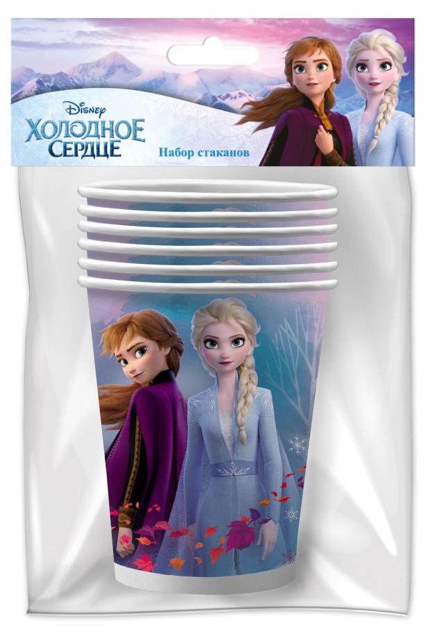 

Набор одноразовых стаканов Disney Frozen-2 бумага, 6х250 мл