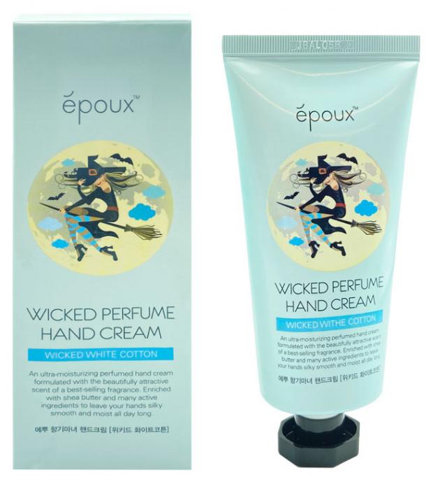 

Смягчающий парфюмированный крем для рук с белым хлопком "Epoux", 80 мл