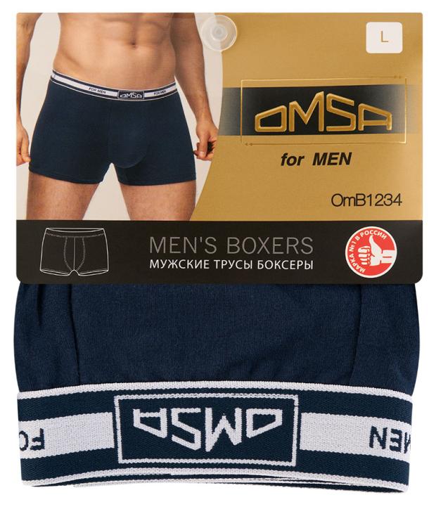 

Боксеры мужские Omsa 1234 Blu Scuro, размер 52