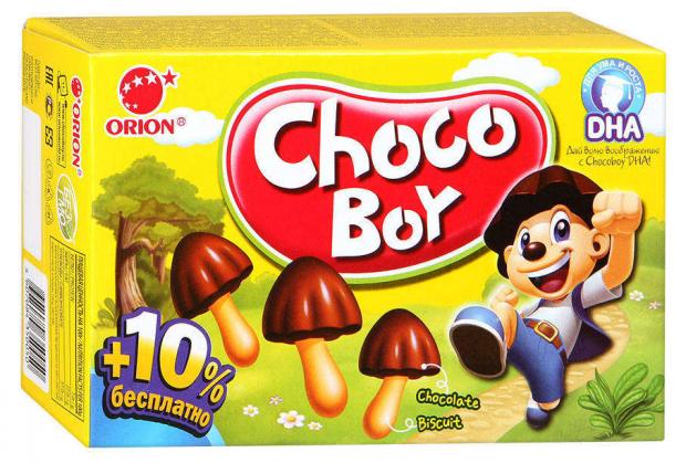 печенье choco boy сафари orion 42 г Печенье Orion Choco Boy, 100 г