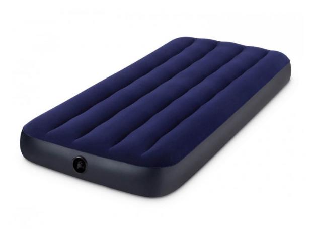 матрас надувной intex classic downy airbed fiber tech 64757 191х99х25 см Матрас надувной INTEX синий, 191х76х25 см