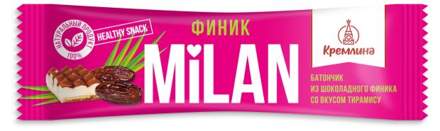 Батончик в шоколадной глазури Кремлина Milan финик, 50 г