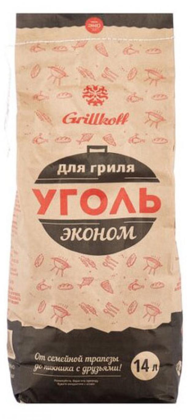 

Уголь древесный Grilkoff Эконом, 14 л