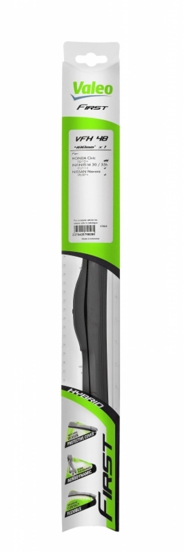 

Щетка стеклоочистителя Valeo гибридная, 475 мм