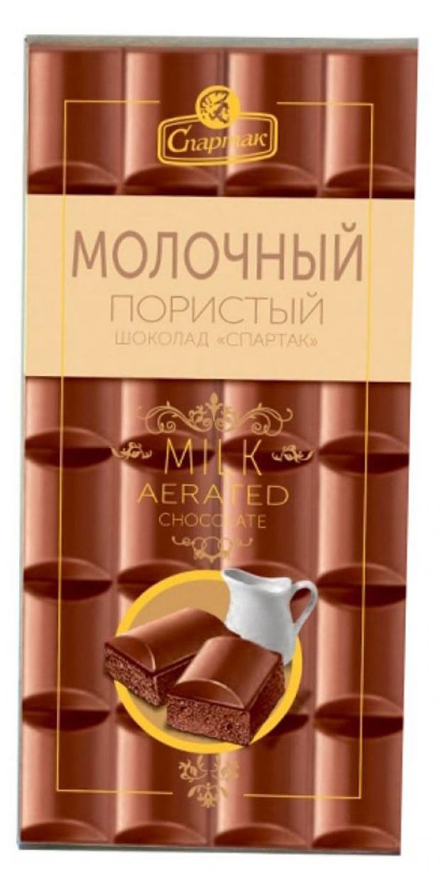 

Шоколад Спартак пористый молочный, 75 г