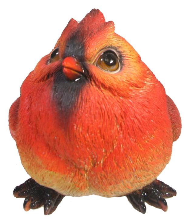 

Фигурка декоративная садовая Птичка Красный кардинал, 1 шт