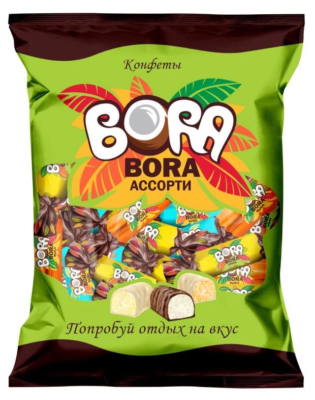 Конфеты Bora-Bora ассорти манго-лимон-кокос, 200 г