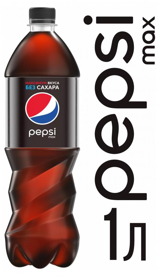 

Напиток сильногазированный Pepsi Max black, 1 л