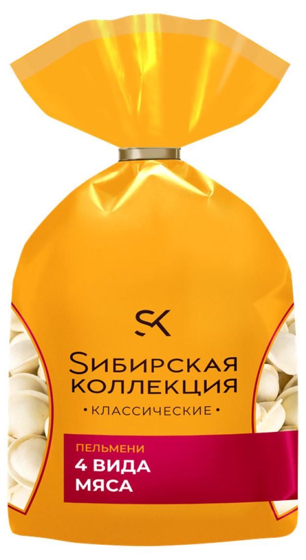 Пельмени Sибирская Коллекция 4 вида мяса, 700 г