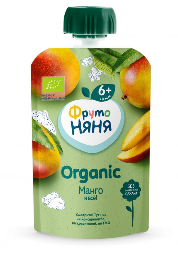 

Пюре «ФрутоНяня» Organic манго с 6 мес., 90 г