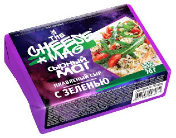Сыр плавленый The Cheese Mag Сырная закуска с зеленью 45% БЗМЖ, 60 г