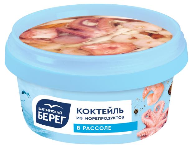 Коктейль из морепродуктов в рассоле Балтийский Берег, 210 г