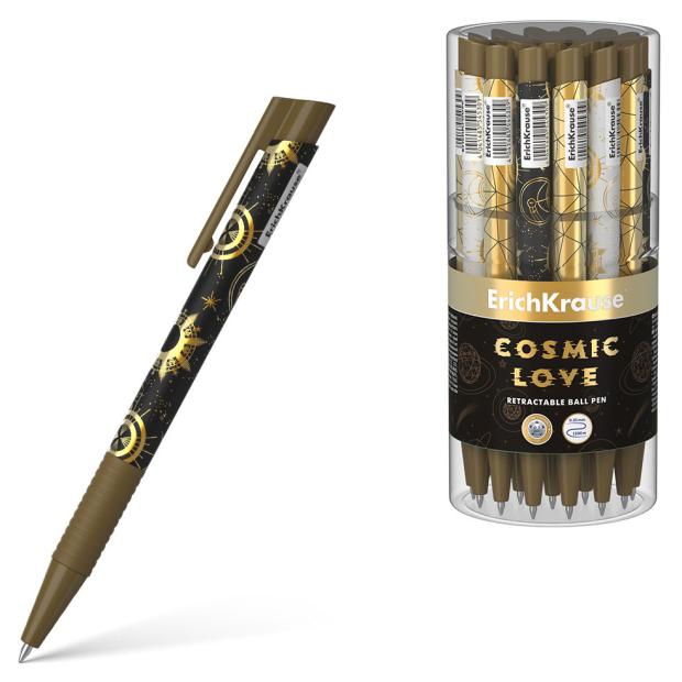 

Ручка шариковая автоматическая ErichKrause Magic Sky Matic&Grip, синяя, 1 шт