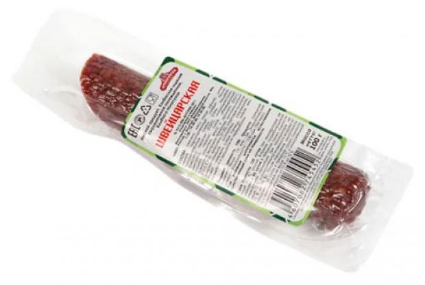 Колбаса сырокопченая Агромясопром Швейцарская, 100 г