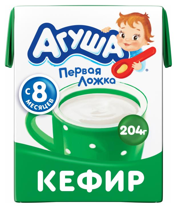 Кефир детский Агуша с 8 мес. 3,2%, 204 г