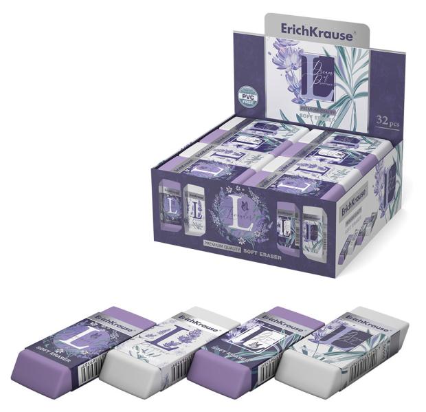 

Ластик ErichKrause Lavender, 1 шт